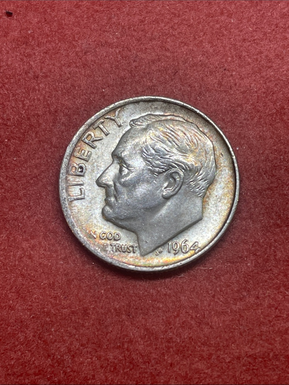 1964 Roosevelt Dime US Coin - 90% silver